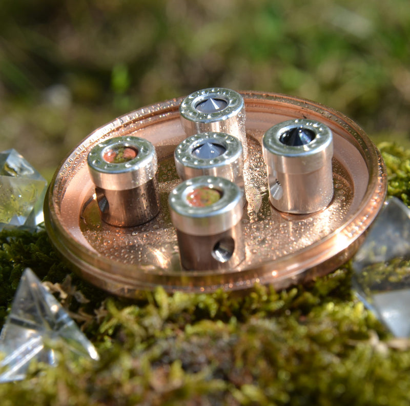 Kristallwirbel®-Kammer Duschkopf LifePower COURAGE 5 | Bronze