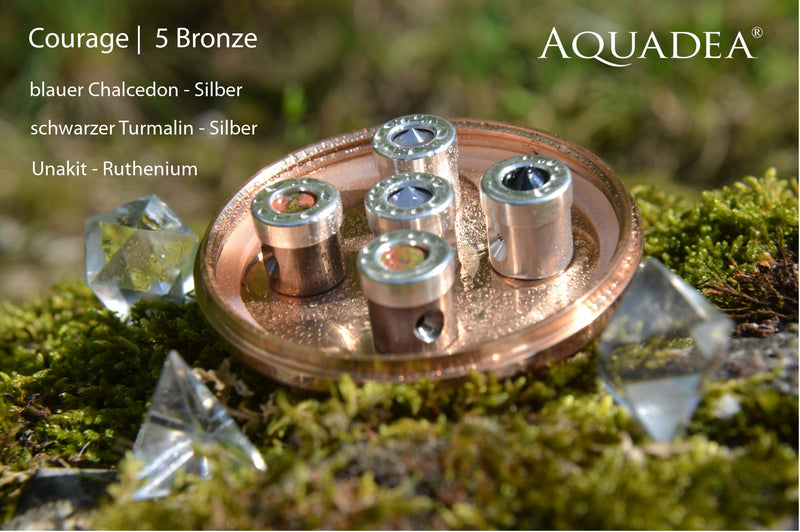 Kristallwirbel®-Kammer Duschkopf LifePower COURAGE 5 | Bronze