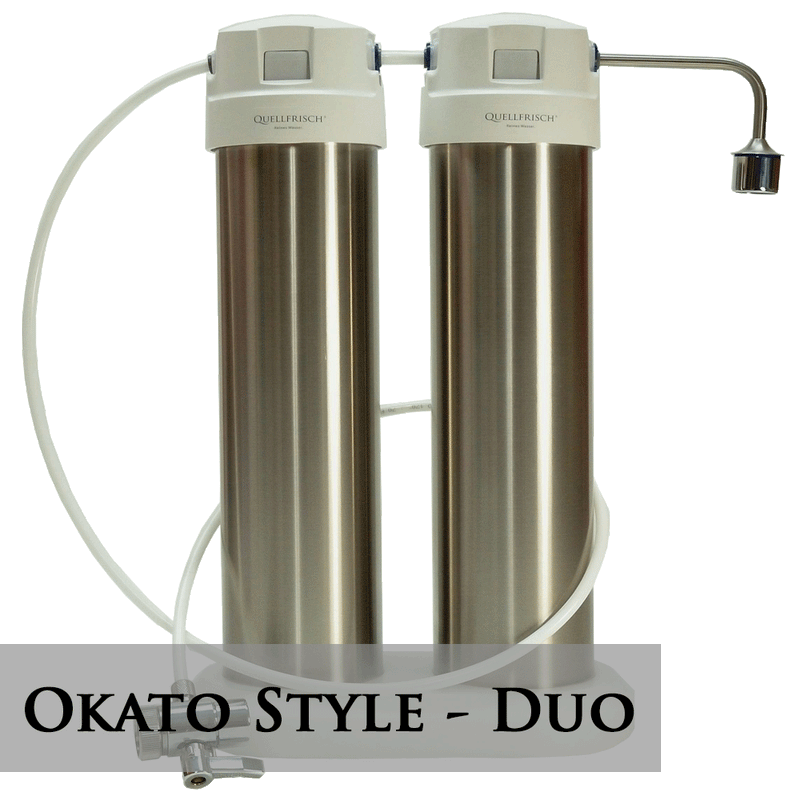 Auftischfilter Okato® Style | Schadstoff- und Keimfilterung bei Leitungswasser